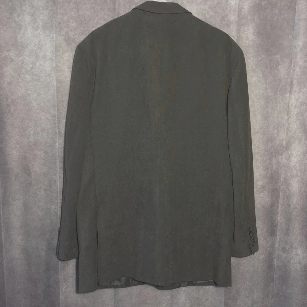 Andrew Fezza Baxter Brown Blazer SportsCoat Mens Size 44R Faux Suede Soft